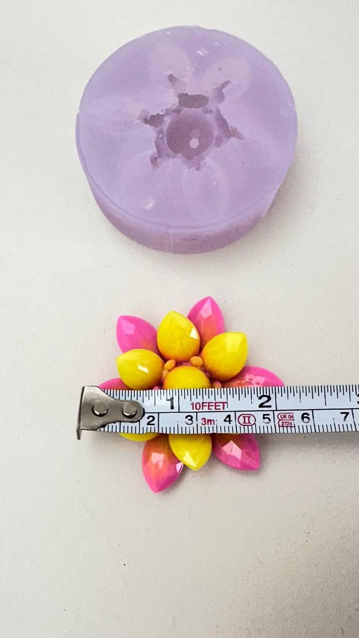 Charming Flower Crystal Silicone Mold for Resin Art Creations Resin Molds Ideas Decor Shop