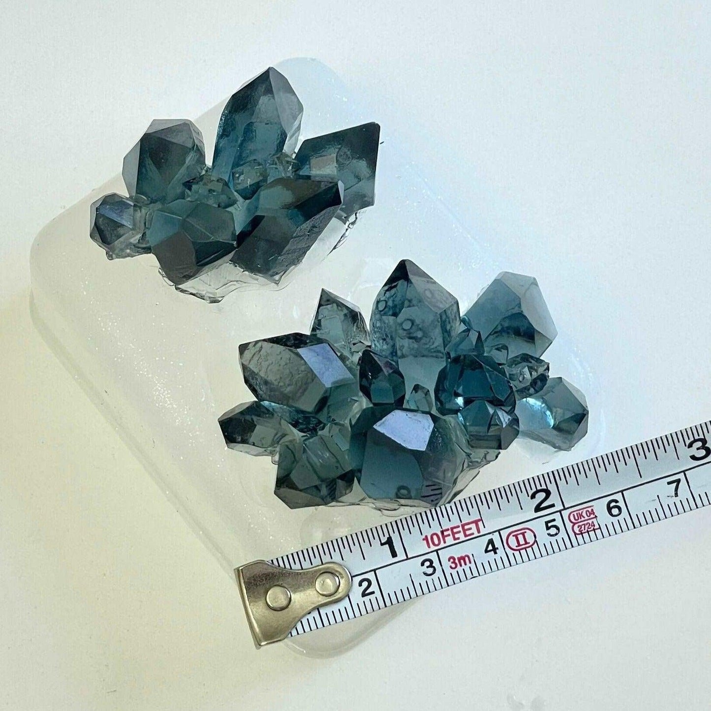 Set of 2 DIY Crystal Molds for Resin Art Projects Resin Molds Ideas Decor Shop