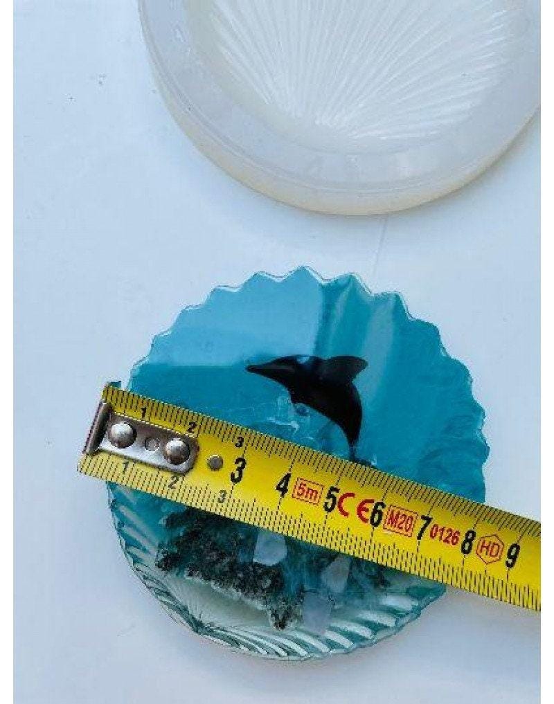 Sea Shell Coaster Silicone Mold for Resin Art and Candle Holder Resin Molds Ideas Decor Shop