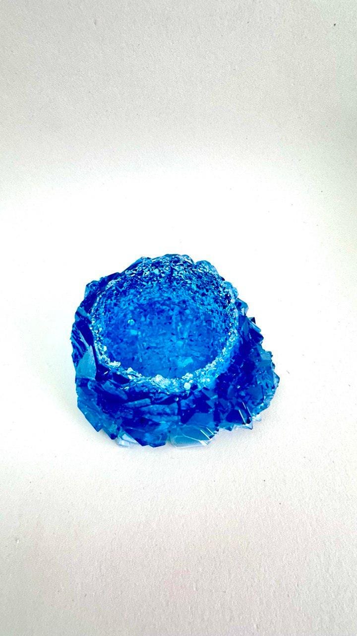 Crystal Resin Molds for Jewelry - Tea Light Stands - DIY Silicone Mold Resin Molds Ideas Decor Shop