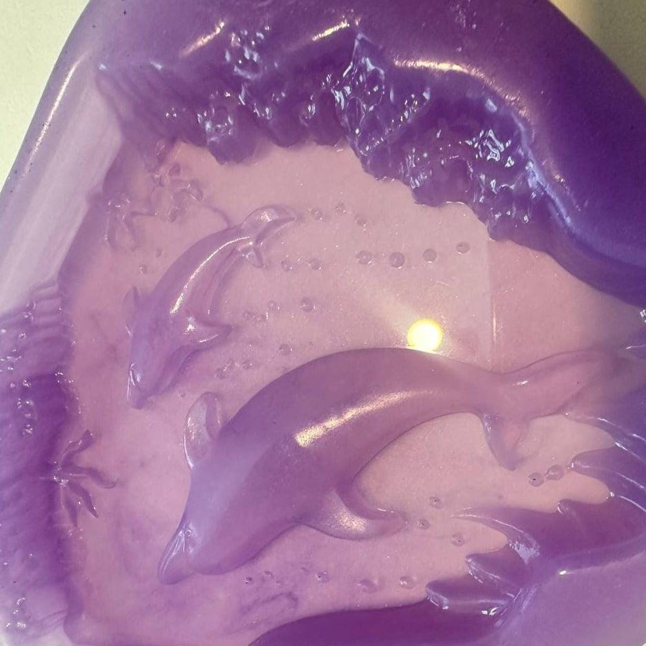 Dolphin Haven Silicone Molds – Craft Stunning Sea Tray with Dolphins Resin Molds Ideas Decor Shop