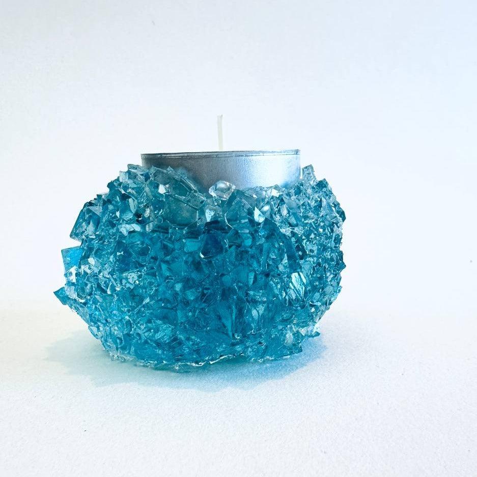 Geode Resin Casting Mold - Handmade Crystal Tea Light Holder Resin Molds Ideas Decor Shop