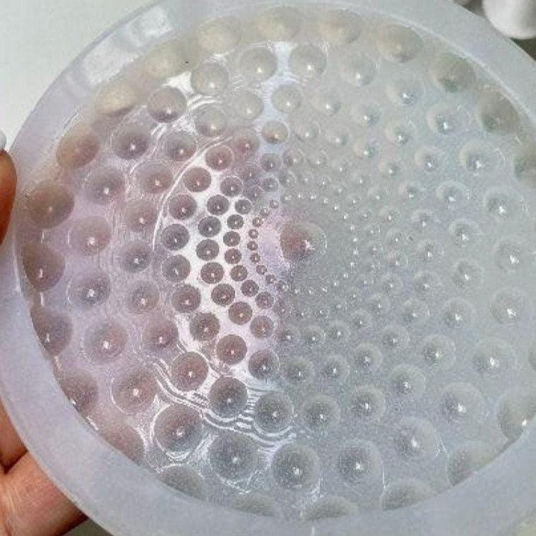 Unique Bubble Coaster Silicone Mold for Resin, Epoxy, and Jesmonite Silicone Mold Ideas Decor Shop