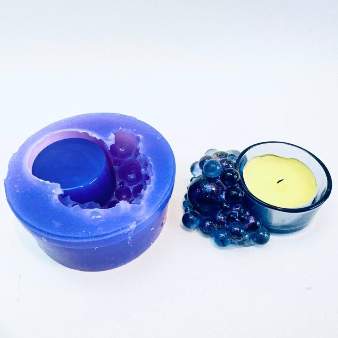 Elegant Bubbles Silicone Mold - Perfect for Candle Tea Lights Silicone Mold Ideas Decor Shop