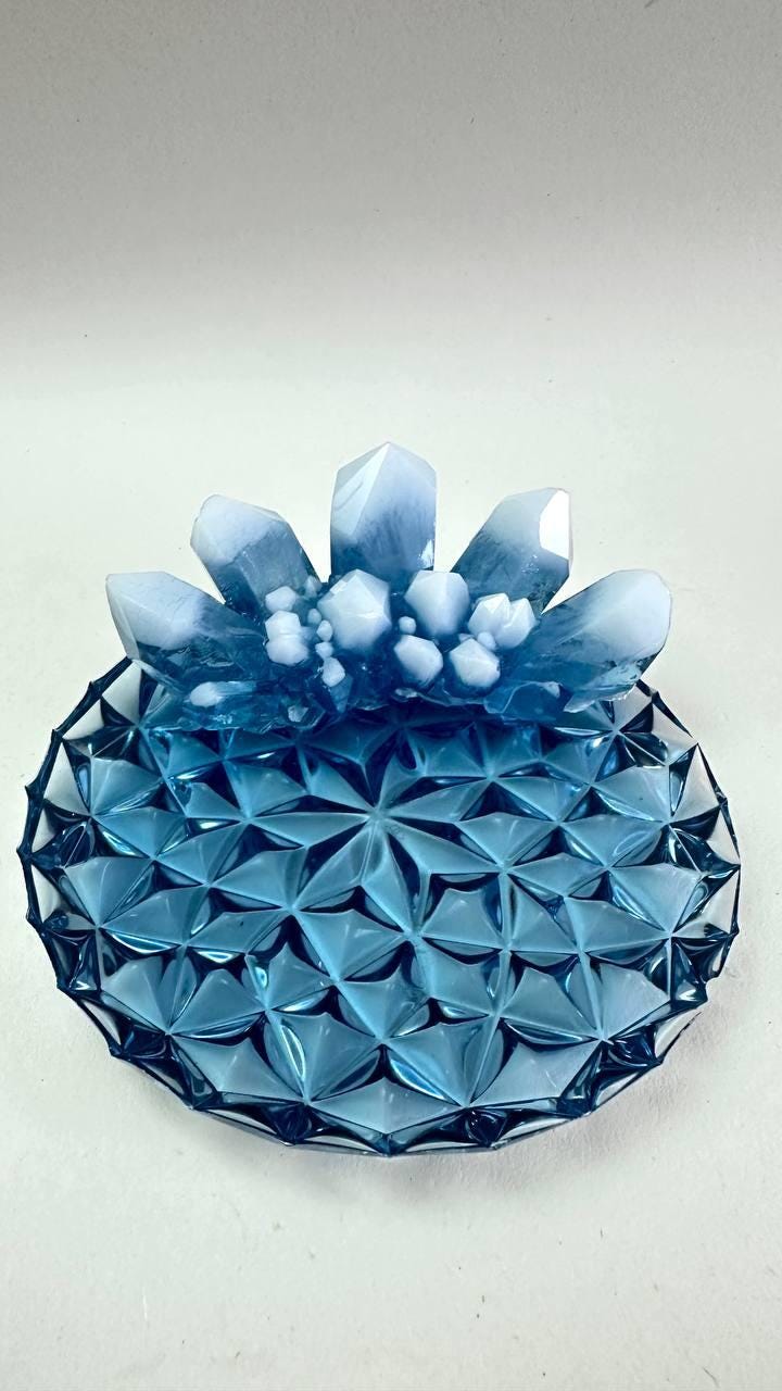 Silicone Mold for Resin Luxury Crystal Effect Tray – Jesmonite and Gypsum Resin Molds Ideas Decor Shop
