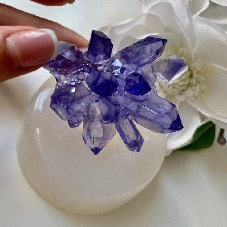 Amethyst Silicone Mold for Resin Art and Stunning Crystal Clusters Resin Molds Ideas Decor Shop