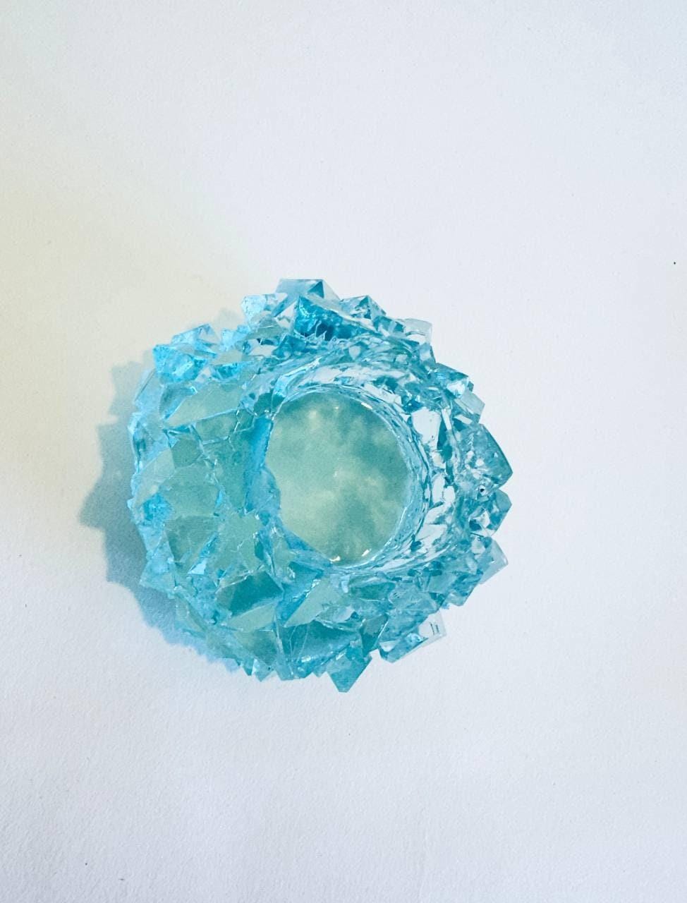 Crystal Tea Light Holder Mold for Exquisite Candleholder Creations - Handmade Decor Resin Molds Ideas Decor Shop