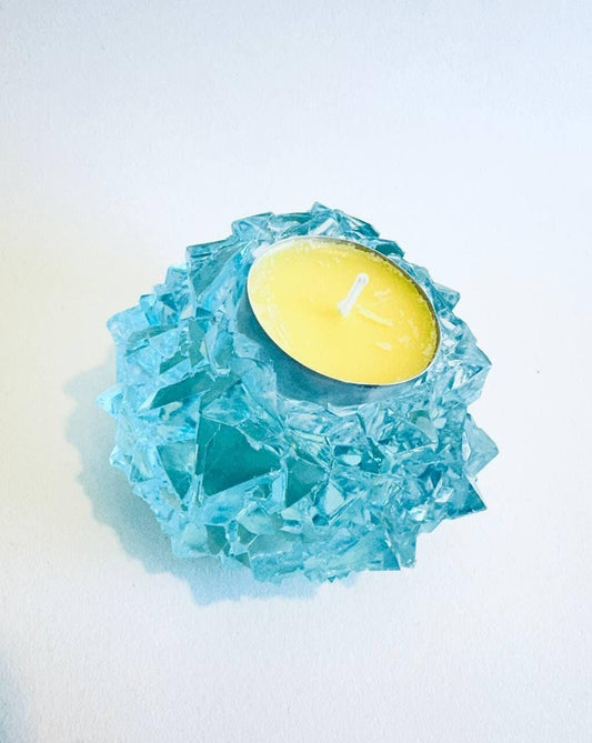Crystal Tea Light Holder Mold for Exquisite Candleholder Creations - Handmade Decor Resin Molds Ideas Decor Shop Default Title