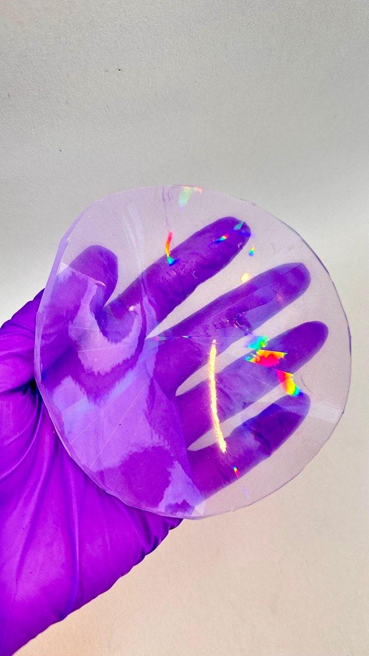 DIY Holographic Inlay Mat - Silicone Mold for Epoxy Resin, Holo Craft Tool Silicone Mold Ideas Decor Shop