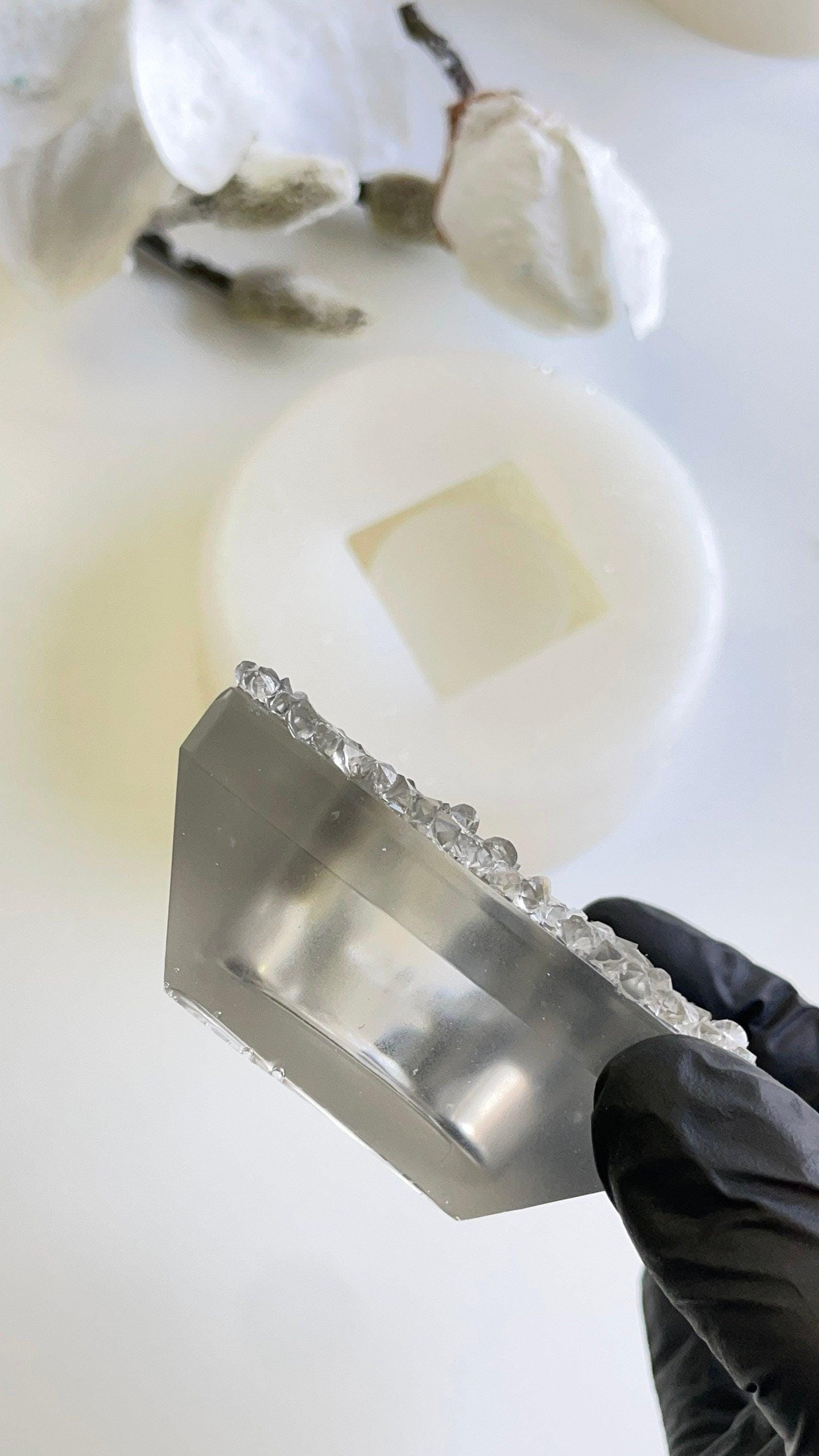 Crystal Tea Light Holder Silicone Mold for Resin Epoxy Art DIY Silicone Mold Ideas Decor Shop