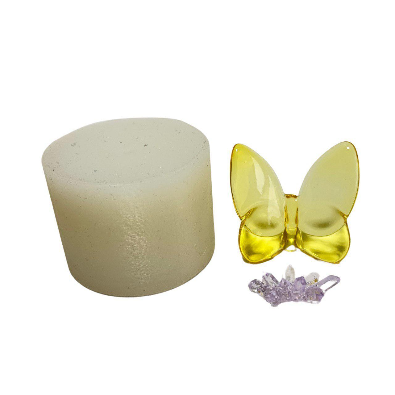 Silicone Butterfly Mold for Resin Crafts with Crystal Detail Resin Molds Ideas Decor Shop