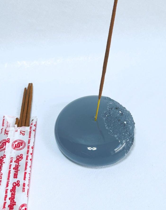 Stunning Druse Crystal Incense Stick Holder Mold Resin Molds Ideas Decor Shop