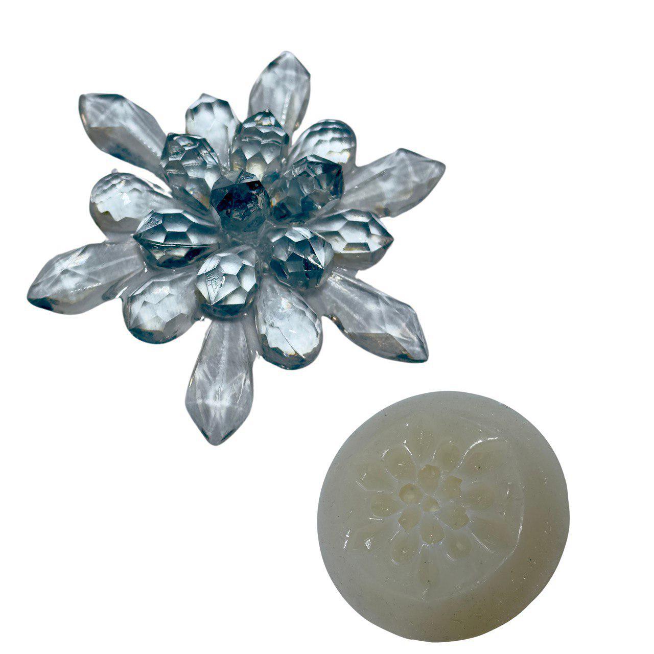 Exquisite Crystal Flower Resin Mold for Stunning Floral Creations Resin Molds Ideas Decor Shop