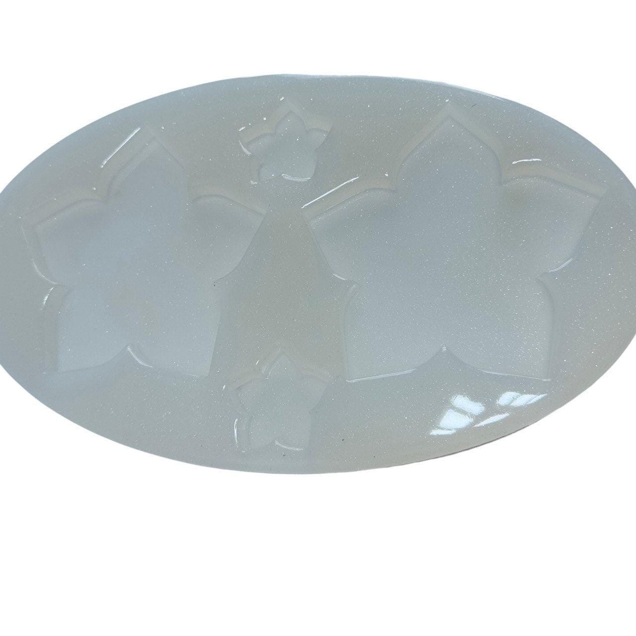 Glossy Flower Silicone Mold Set for Coasters and Pendant Resin Art Silicone Mold Ideas Decor Shop