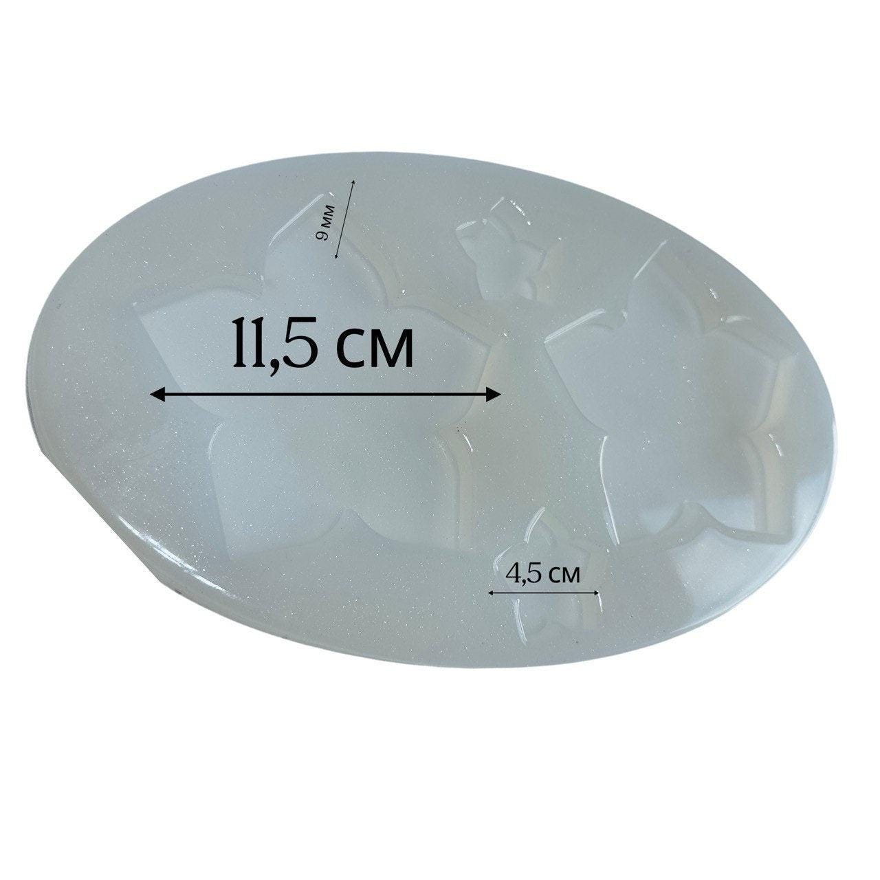 Glossy Flower Silicone Mold Set for Coasters and Pendant Resin Art Silicone Mold Ideas Decor Shop