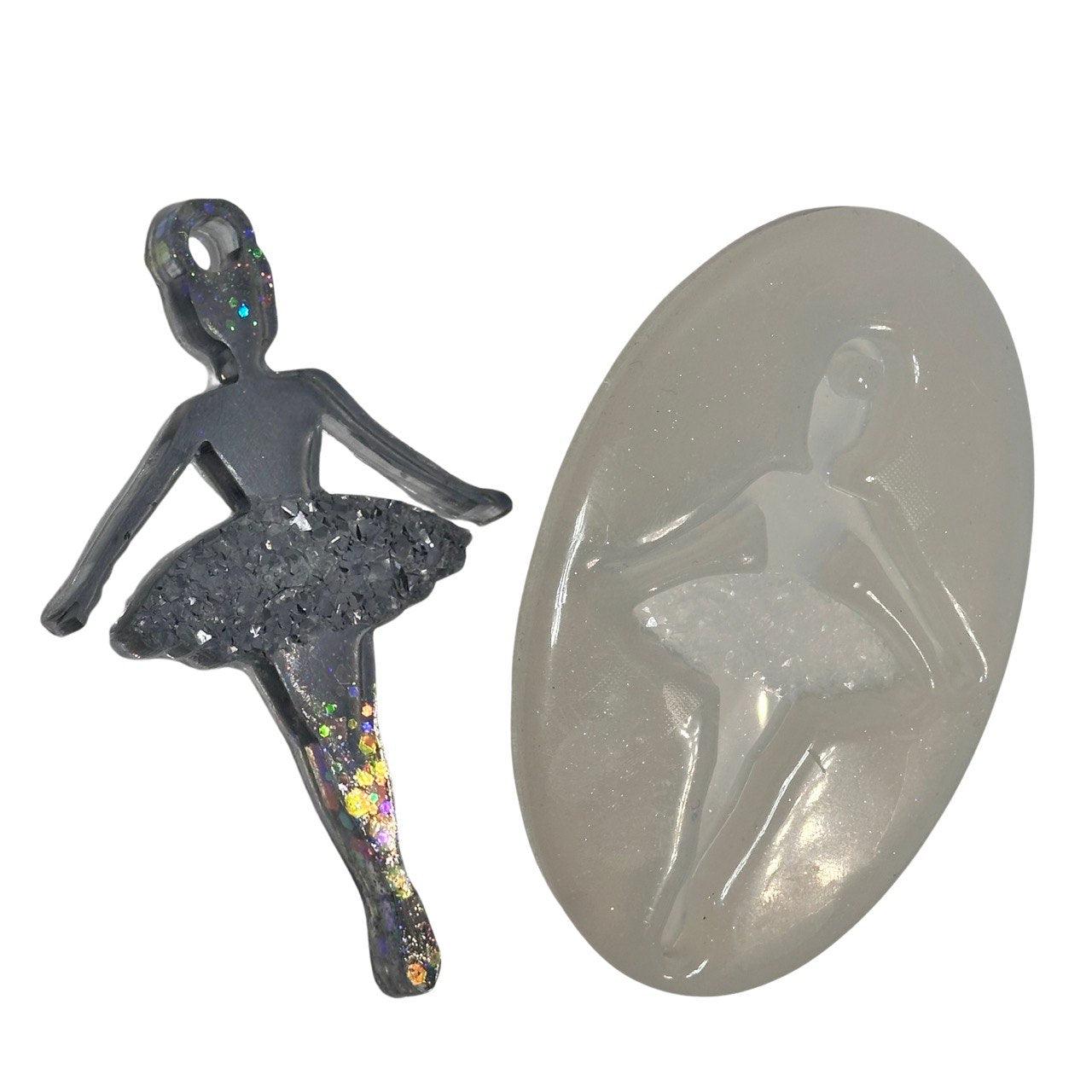 Crystal Ballerina Ornaments Silicone Mold - DIY Craft Supplies Resin Molds Ideas Decor Shop Default Title