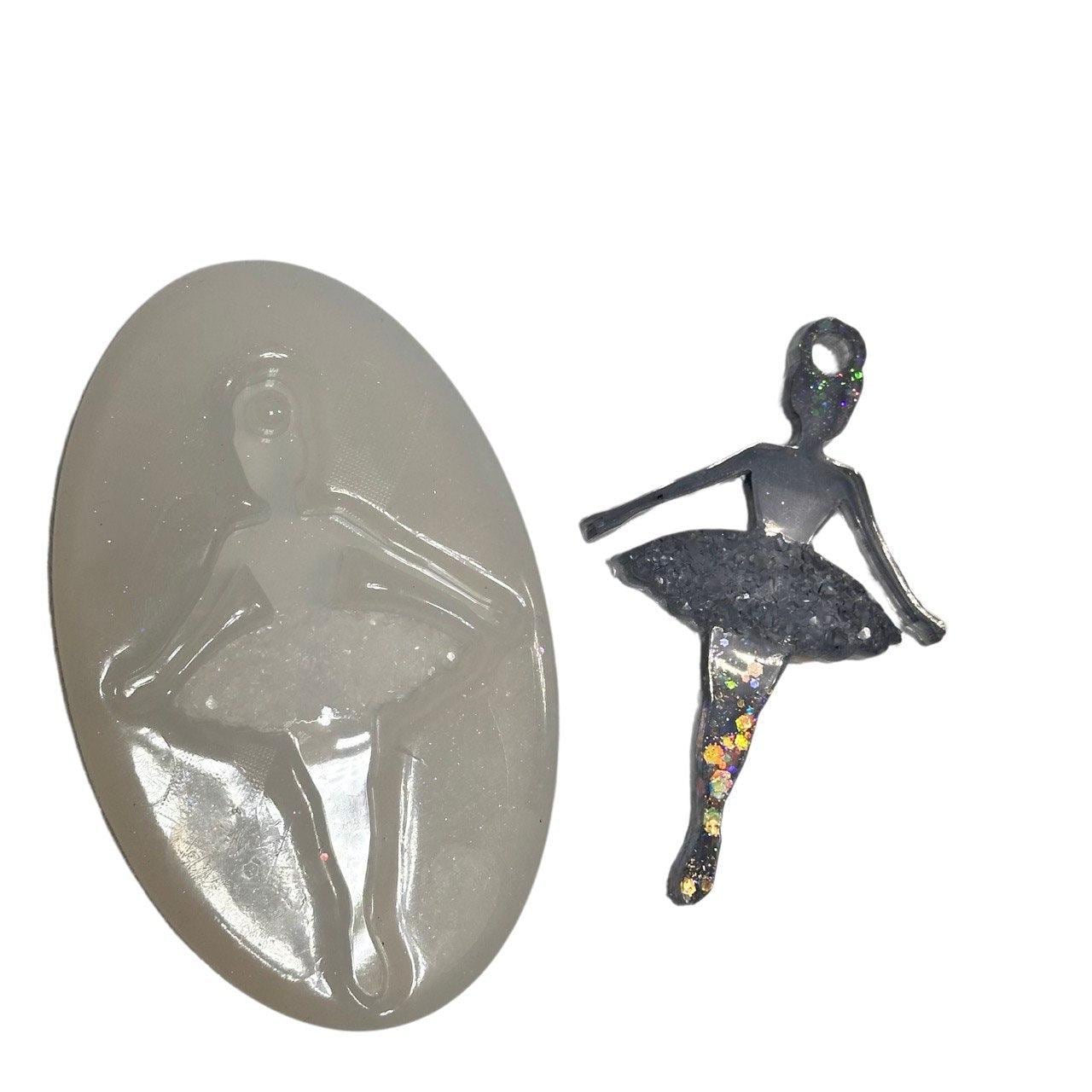 Crystal Ballerina Ornaments Silicone Mold - DIY Craft Supplies Resin Molds Ideas Decor Shop