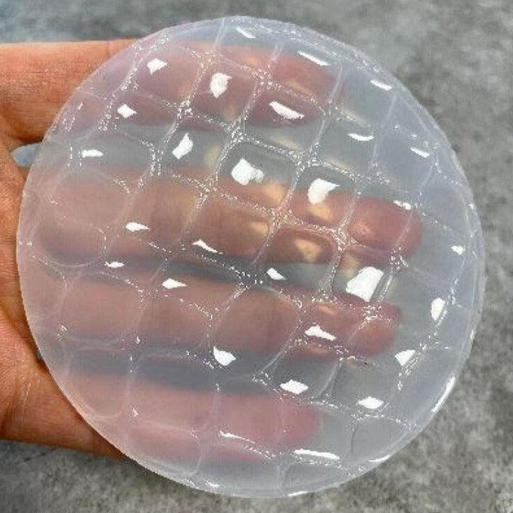 Crocodile Skin Insert Silicone Mold | Resin Tray snd Coaster for DIY Crafts Silicone Mold Ideas Decor Shop