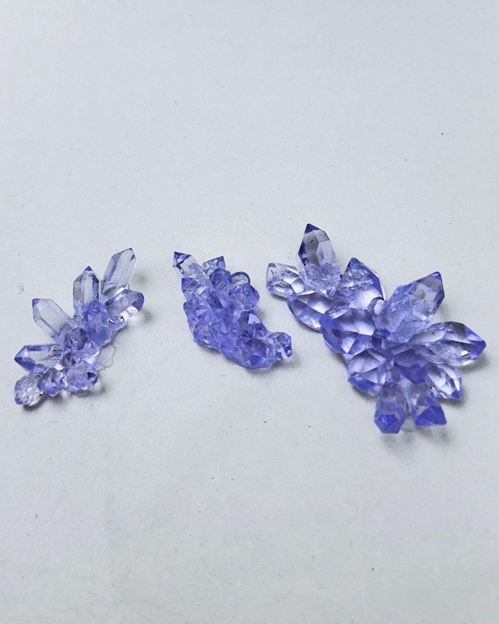 3 Piece Small Crystal Silicone Molds – Sparkling Resin Craft Set Resin Molds Ideas Decor Shop