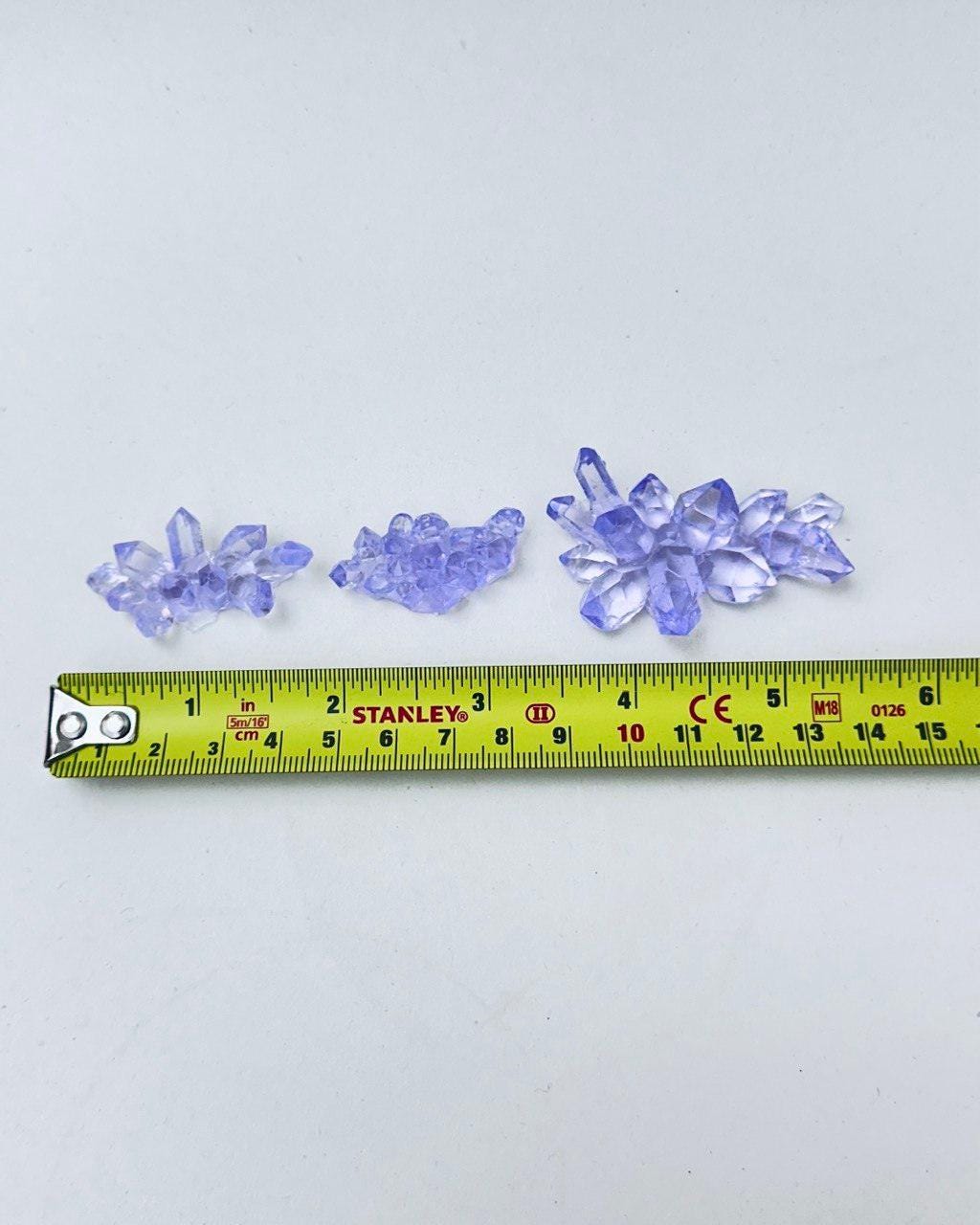 3 Piece Small Crystal Silicone Molds – Sparkling Resin Craft Set Resin Molds Ideas Decor Shop