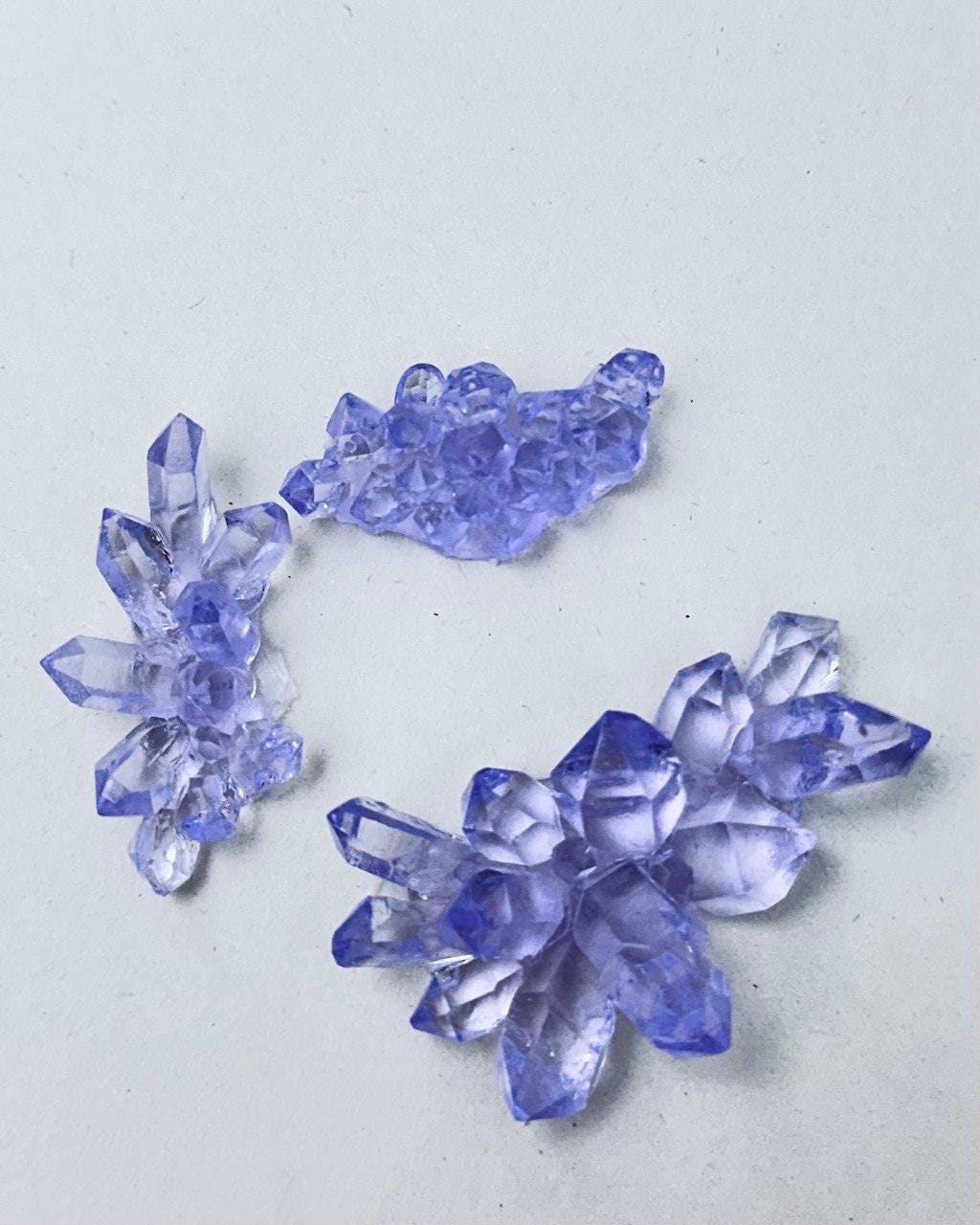 3 Piece Small Crystal Silicone Molds – Sparkling Resin Craft Set Resin Molds Ideas Decor Shop
