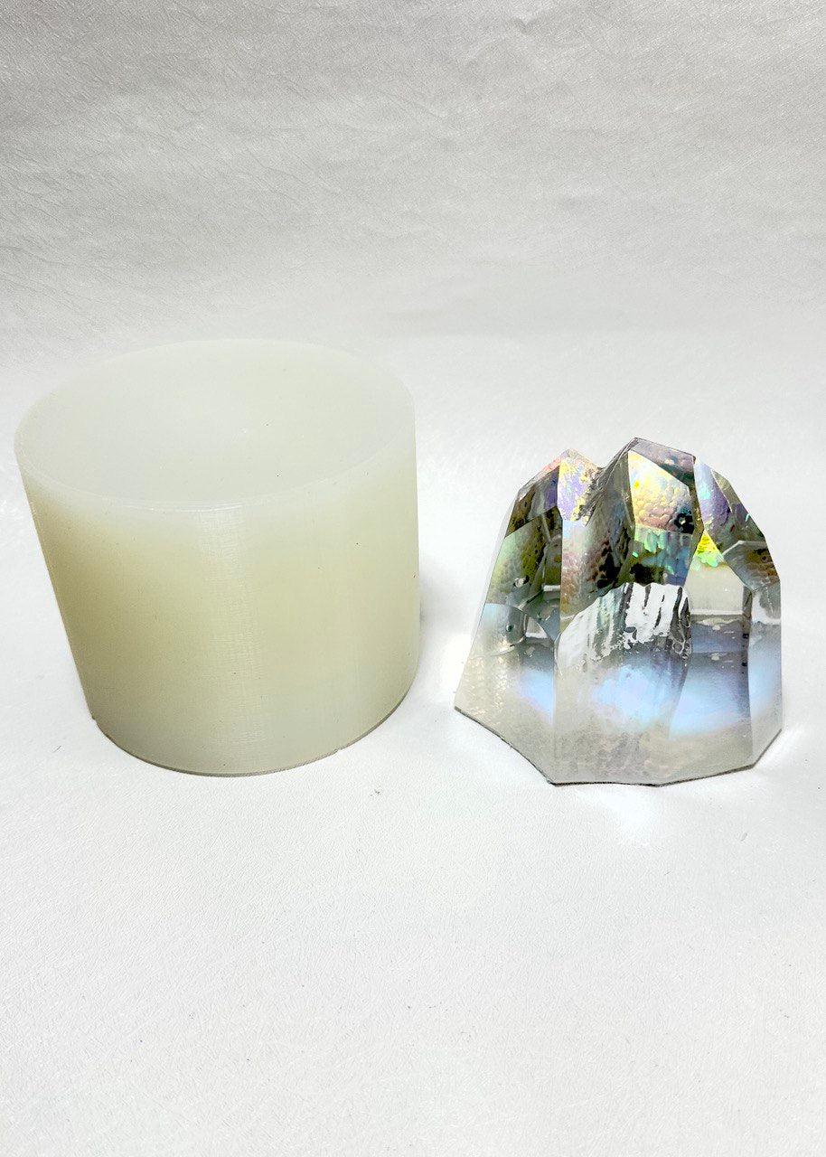 Resin Candle Making Mold - Unique Iceberg Design - Extra Large Size Resin Molds Ideas Decor Shop