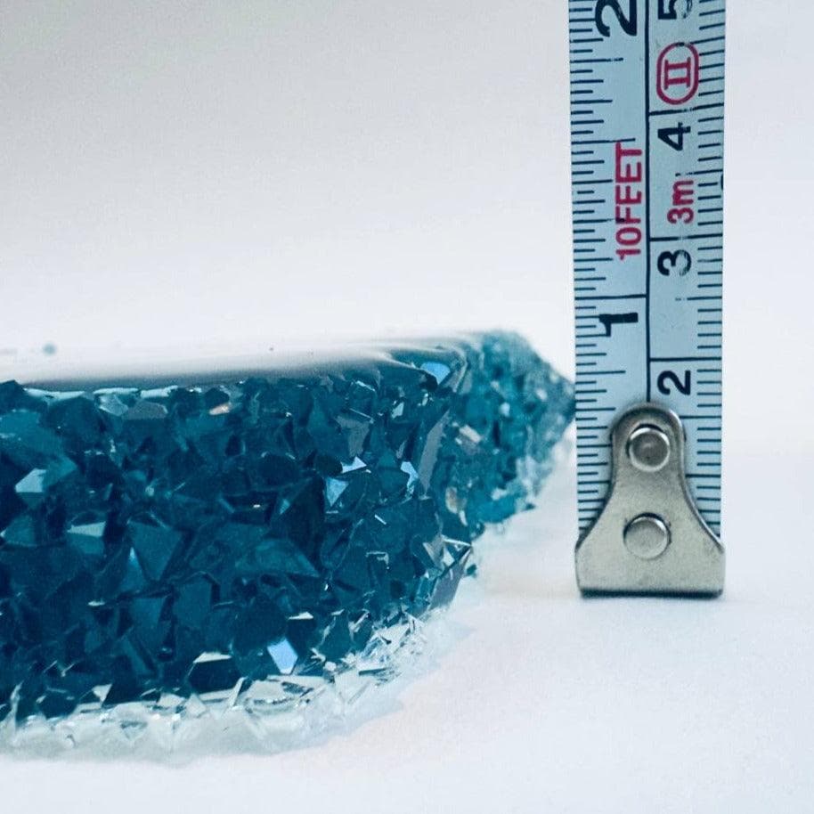 Large Rectangular Silicone Tray Mold Featuring Exquisite Crystal Edges Resin Molds Ideas Decor Shop