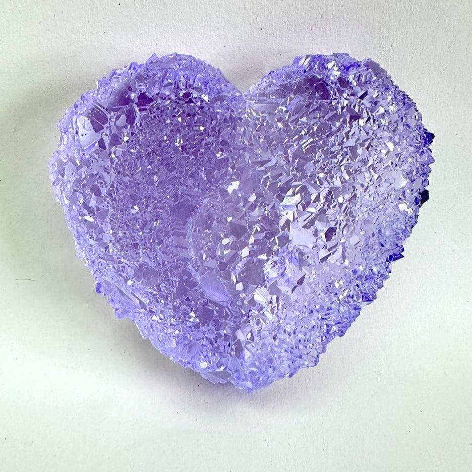 Large Heart Shaped Crystal Mold for Tea Light Holders - Resin Casting Supply Resin Molds Ideas Decor Shop