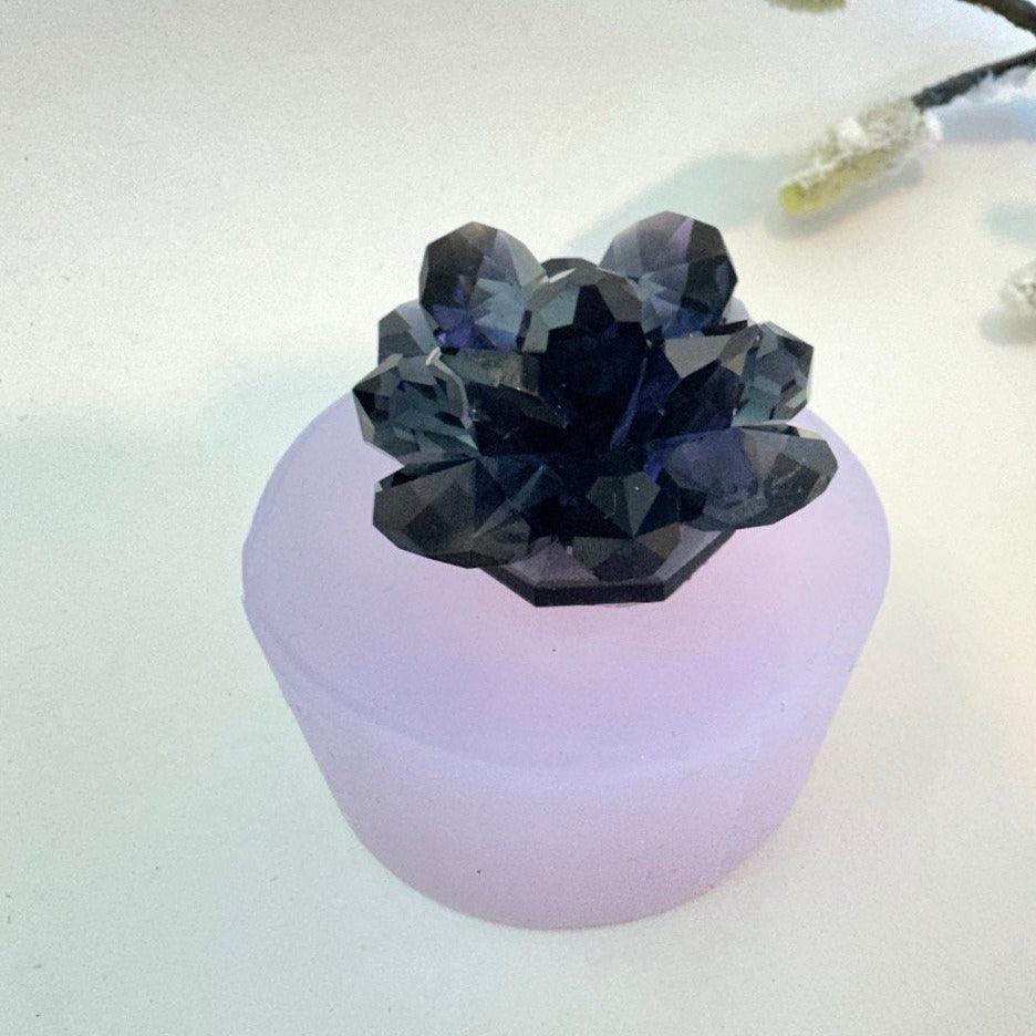 Crystal Flower Silicone Mold – Unique Resin Art and DIY Craft Tool Silicone Mold Ideas Decor Shop