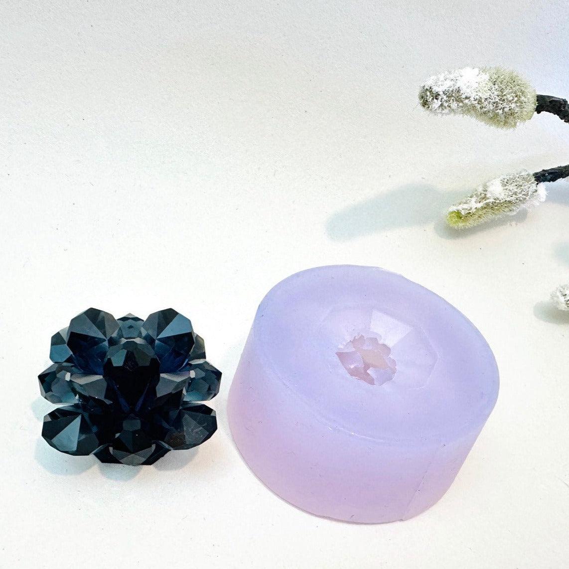 Crystal Flower Silicone Mold – Unique Resin Art and DIY Craft Tool Silicone Mold Ideas Decor Shop