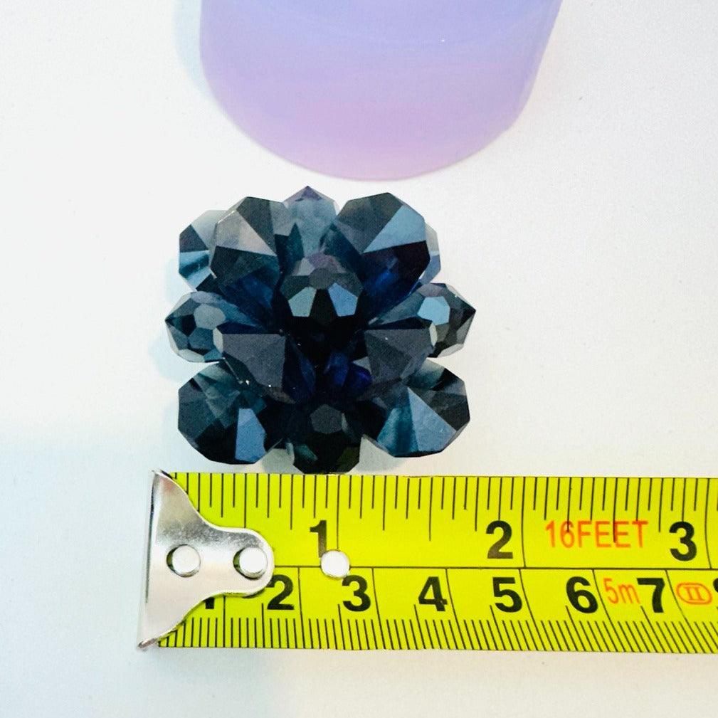 Crystal Flower Silicone Mold – Unique Resin Art and DIY Craft Tool Silicone Mold Ideas Decor Shop