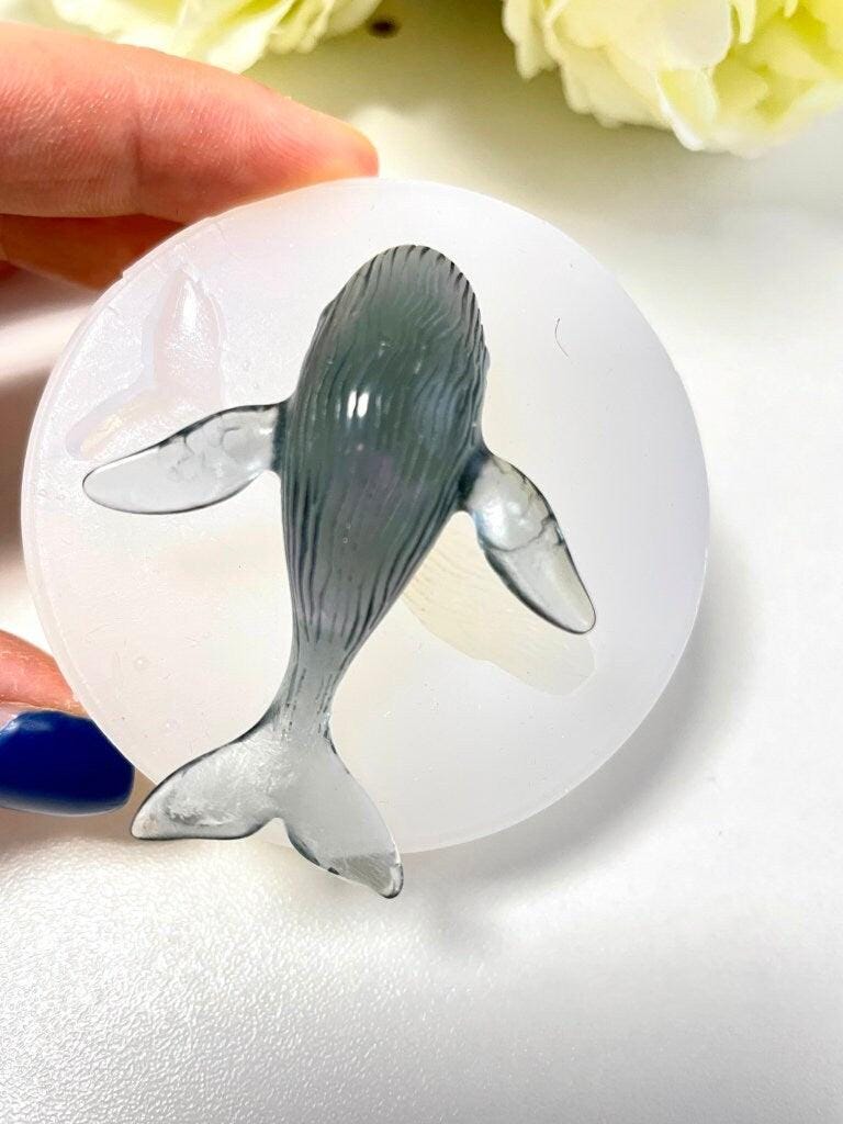 Ocean-Themed 3D Whale Silicone Mold - Perfect for Epoxy Resin and Clay Projects Resin Molds Ideas Decor Shop