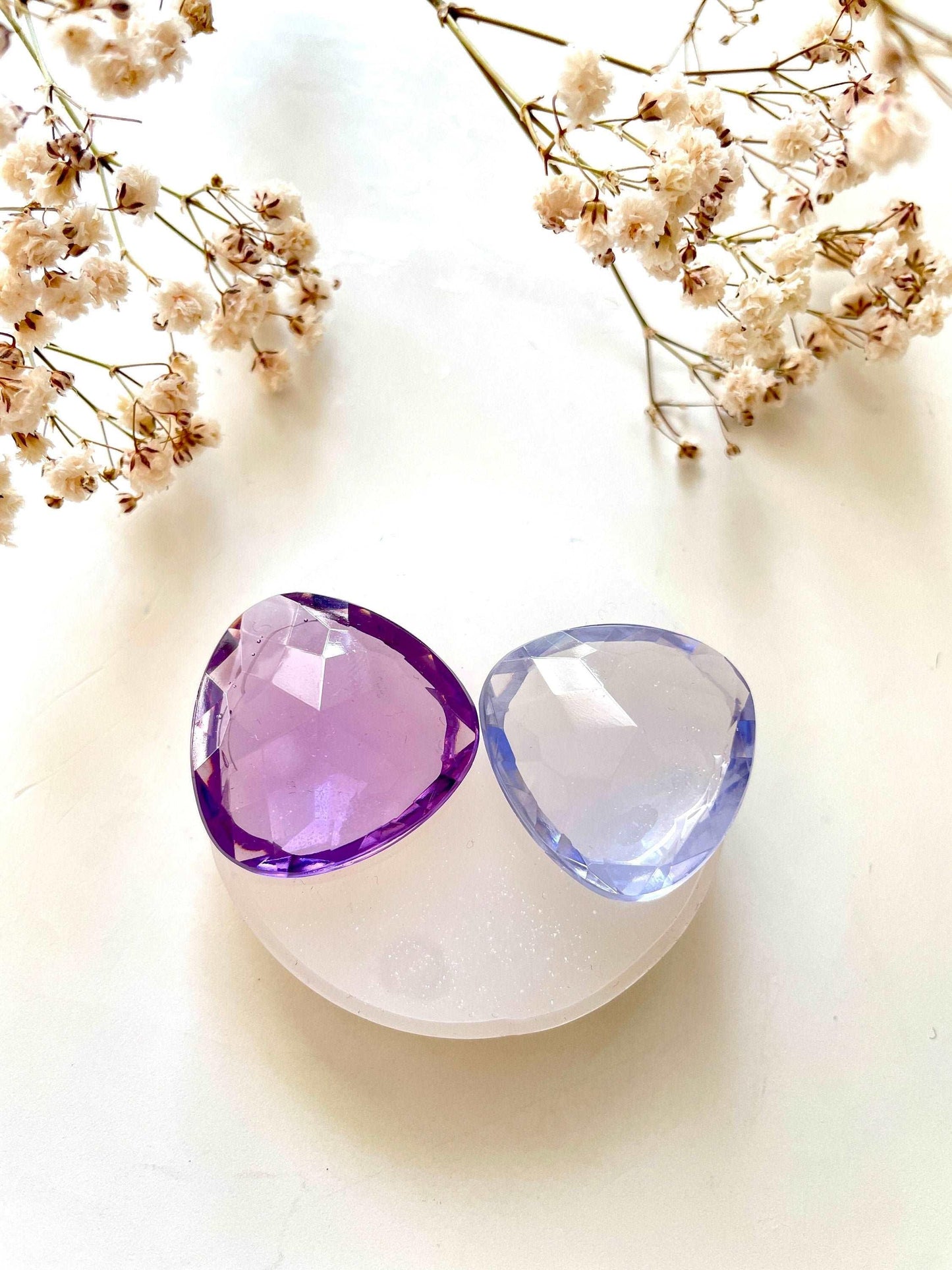 Glamour DIY - 2 Set Silicone Molds for Beautiful Crystal Cluster Making Resin Molds Ideas Decor Shop Default Title