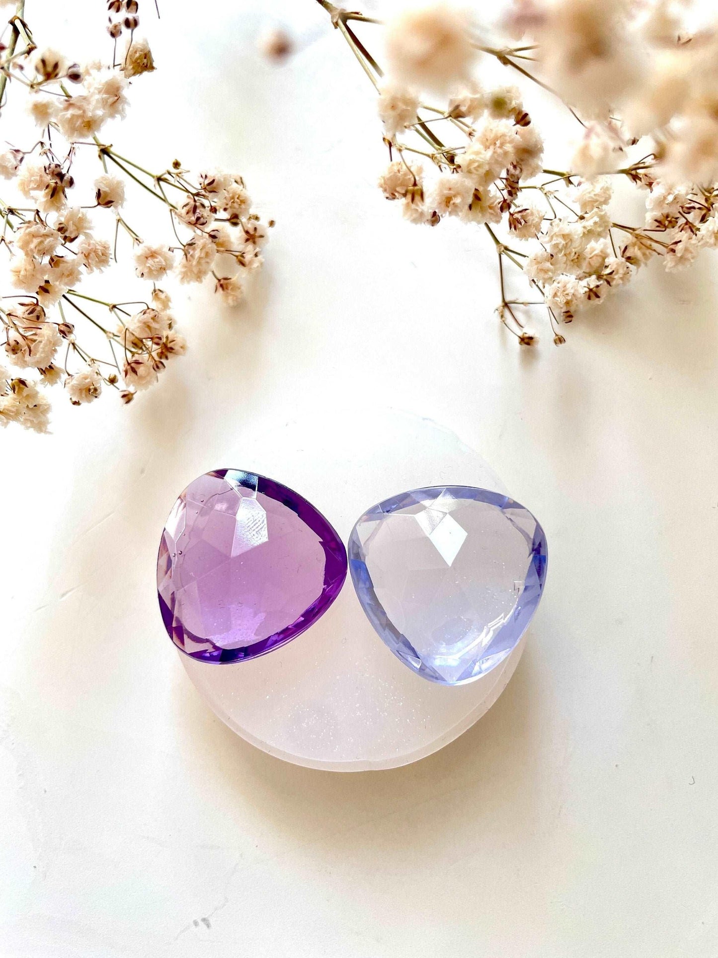 Glamour DIY - 2 Set Silicone Molds for Beautiful Crystal Cluster Making Resin Molds Ideas Decor Shop