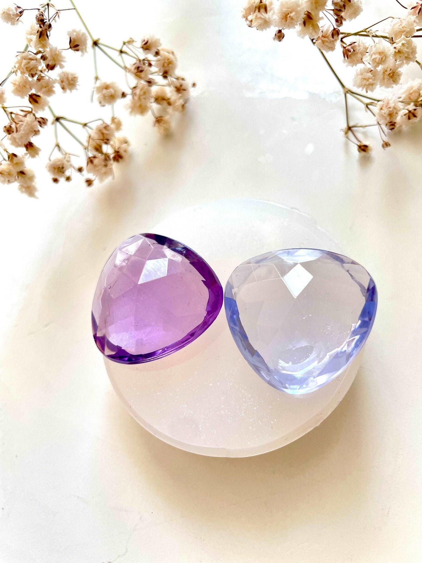 Glamour DIY - 2 Set Silicone Molds for Beautiful Crystal Cluster Making Resin Molds Ideas Decor Shop