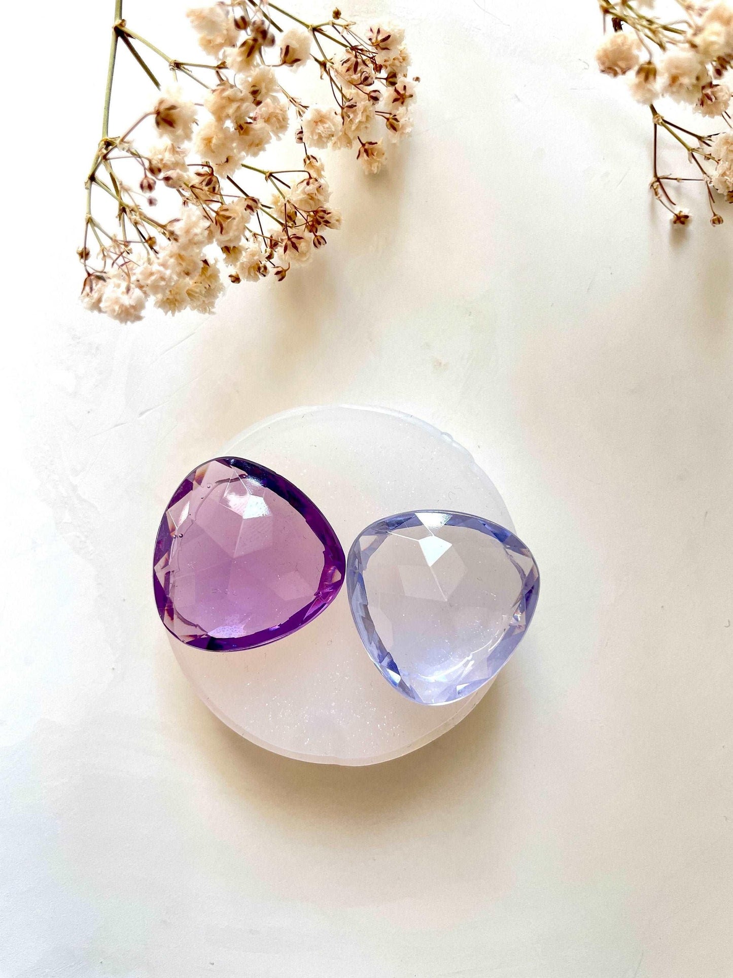 Glamour DIY - 2 Set Silicone Molds for Beautiful Crystal Cluster Making Resin Molds Ideas Decor Shop