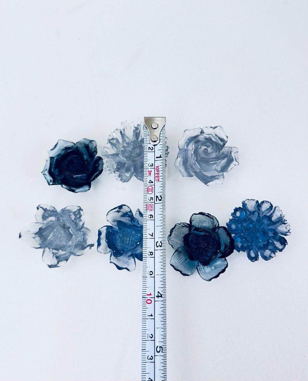3D Floral Silicone Molds for Resin Crafts, Detailed Flower Designs Silicone Mold Ideas Decor Shop