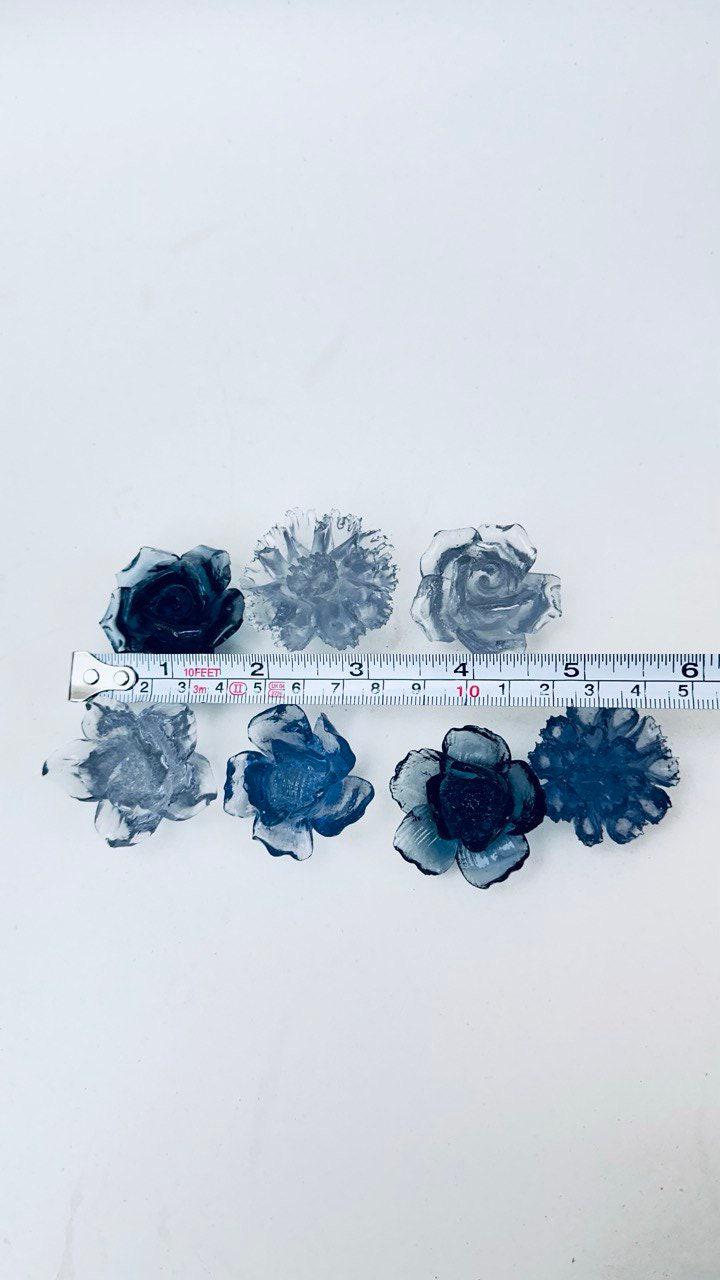 3D Floral Silicone Molds for Resin Crafts, Detailed Flower Designs Silicone Mold Ideas Decor Shop