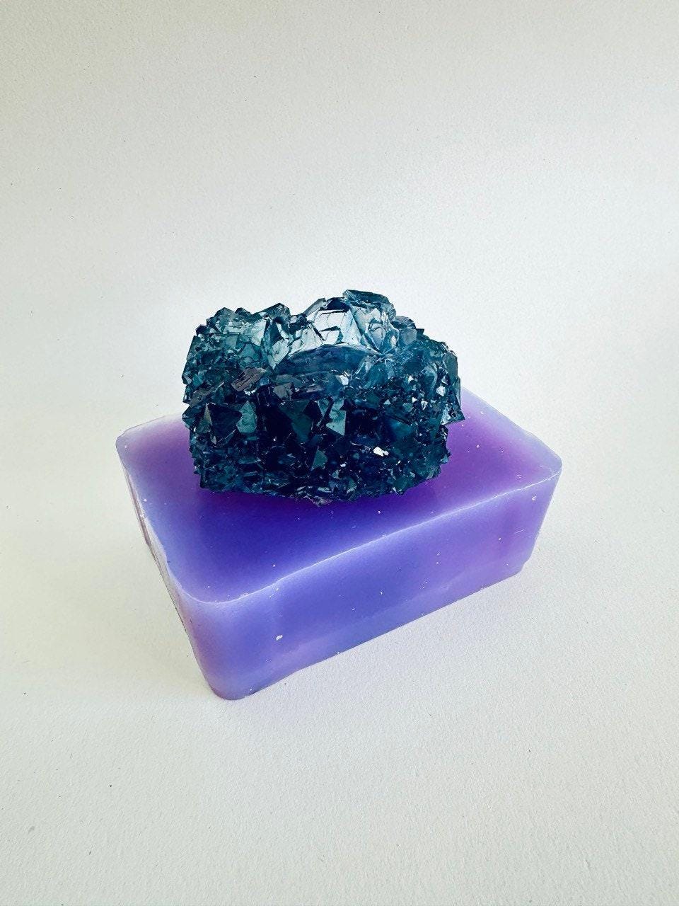 Geode Resin Casting Mold - Crystal Tea Light Holder Artisan Design Resin Molds Ideas Decor Shop