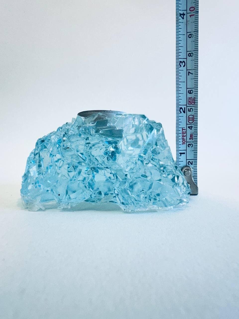 Geode Resin Casting Mold - Crystal Tea Light Holder Artisan Design Silicone Mold Ideas Decor Shop