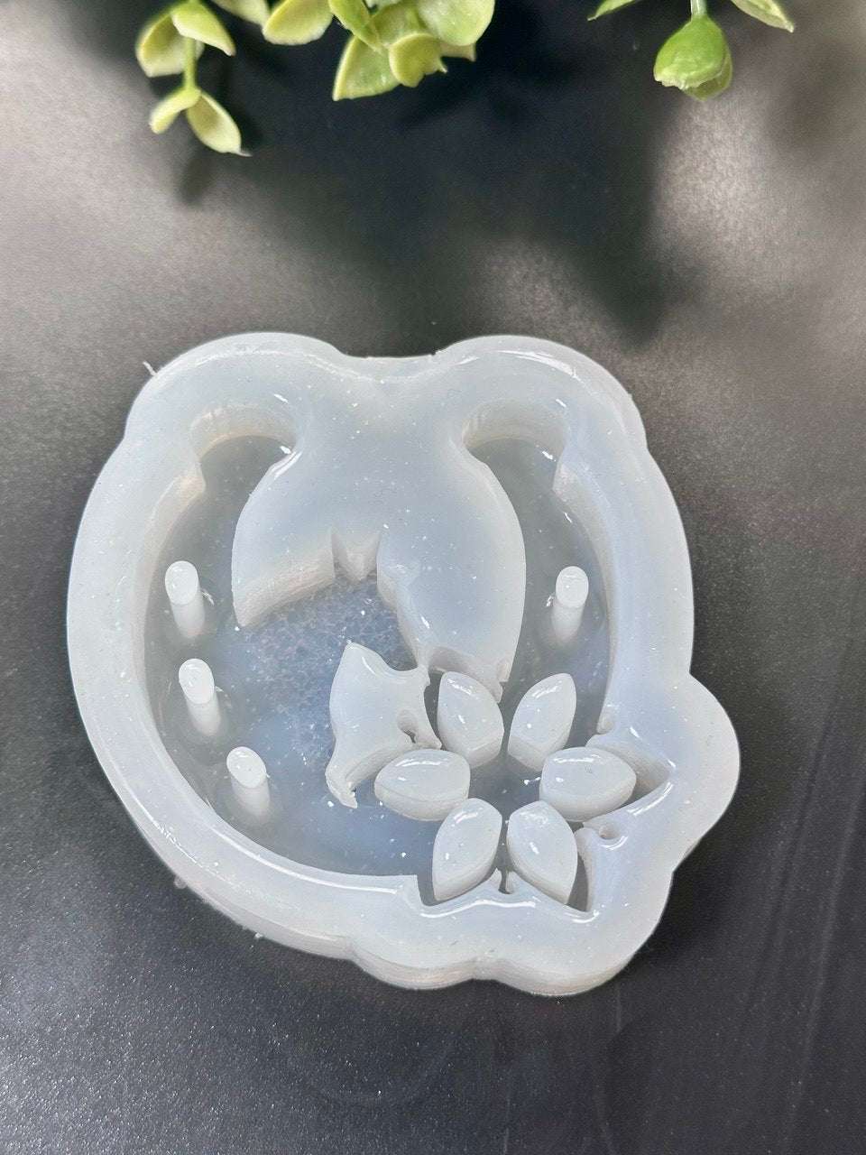 Druzy Crystal Horse Head Silicone Mold