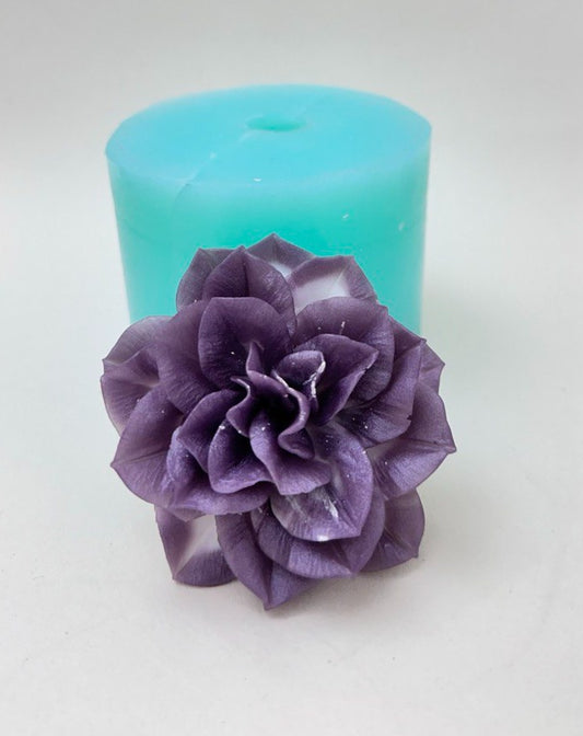 Luxurious flower silicone soap resin mold - for soap making