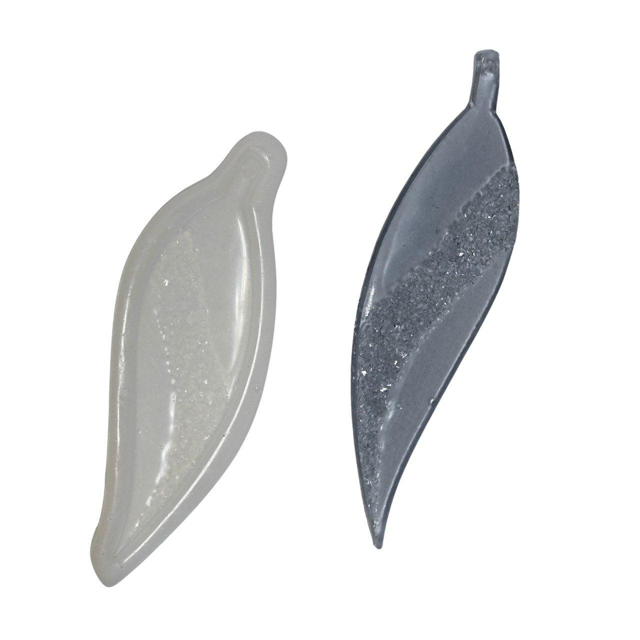 Unique Leaf Druzy Shine for Resin Bookmark Crafts Resin Molds Ideas Decor Shop