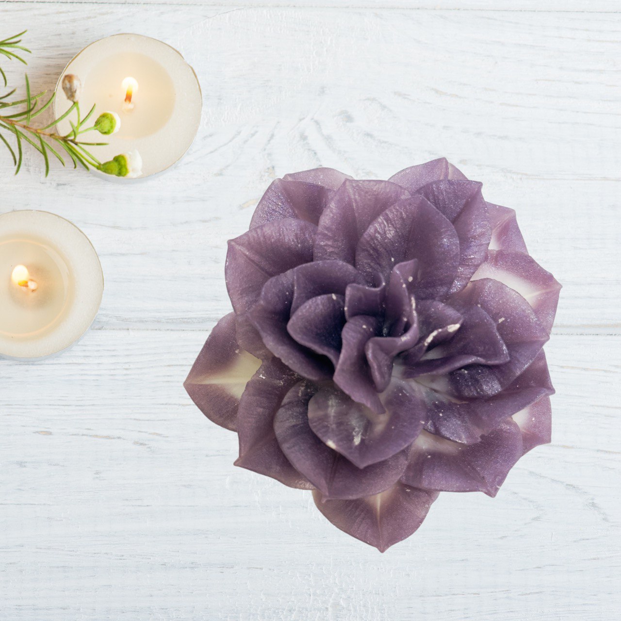 Luxurious Flower Silicone Resin Mold - Candle Making Supply Resin Molds Ideas Decor Shop