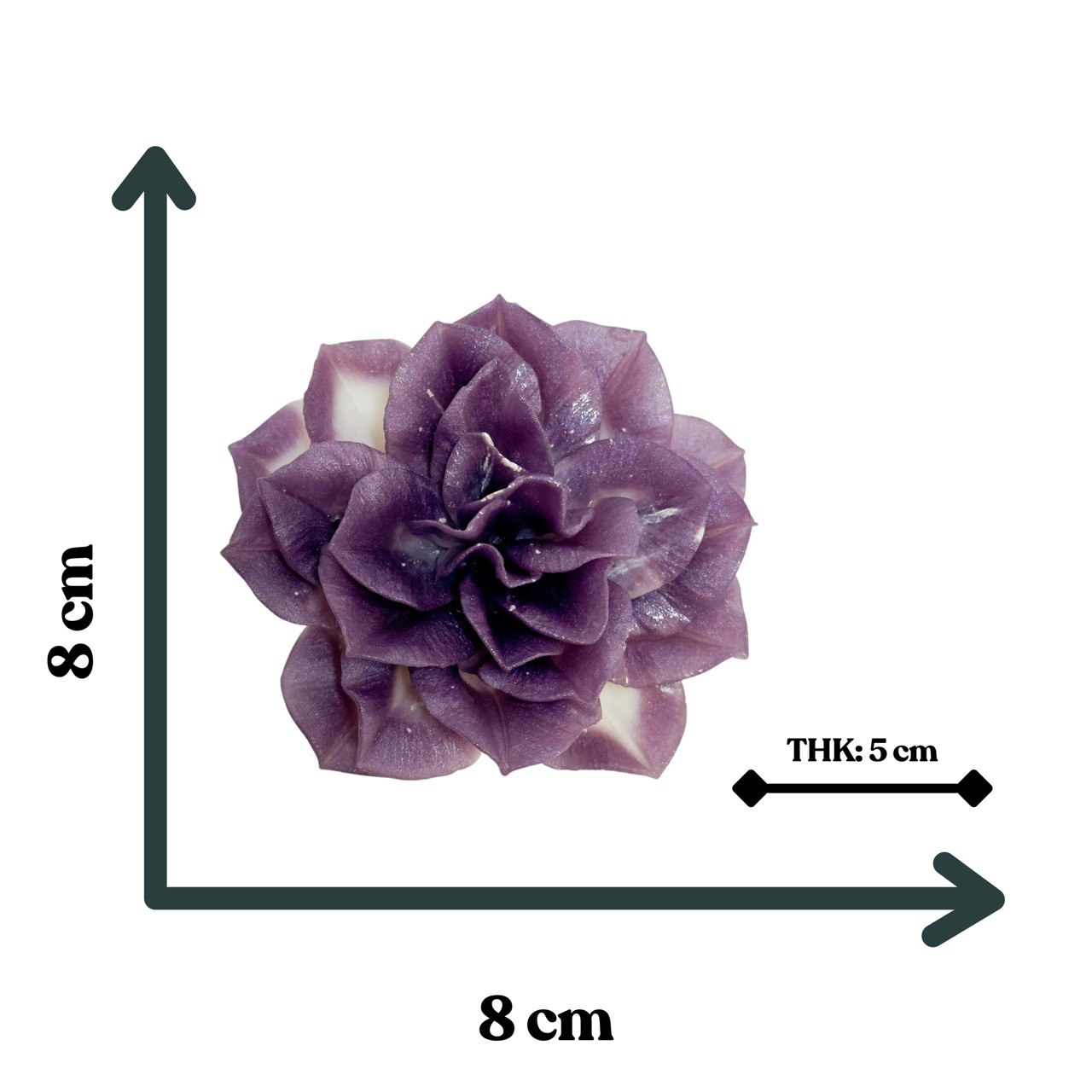 Luxurious Flower Silicone Resin Mold - Candle Making Supply Resin Molds Ideas Decor Shop