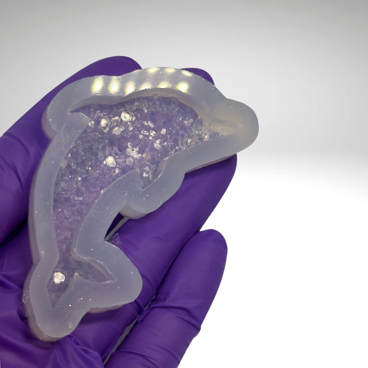 DIY Druzy Dolphin Epoxy Resin Mold for Jewelry and Home Decor Silicone Mold Ideas Decor Shop