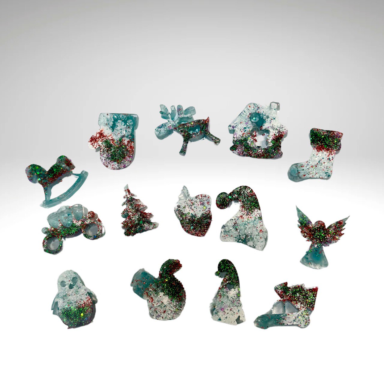 14 Mini Designs in 3 Unique Shapes for Resin Crafts - Christmas Silicone Mold Set Silicone Mold Ideas Decor Shop