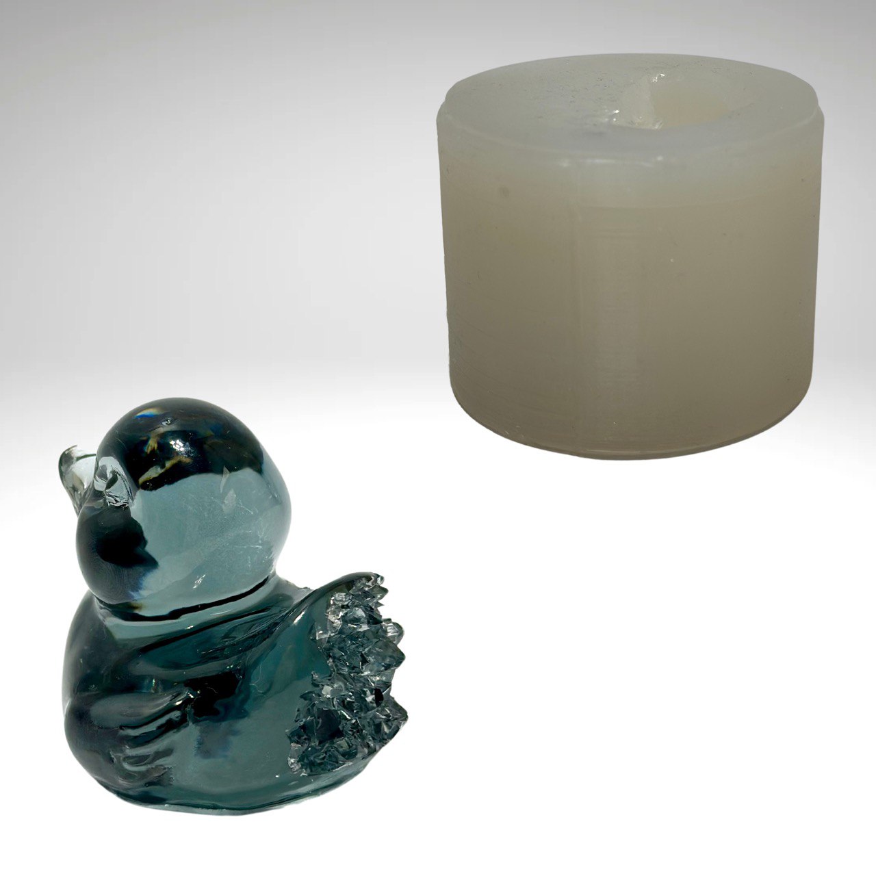 Handmade 3D Druzy Duck Mold - Ideal for Candle, Soap, Resin Crafts Silicone Mold Ideas Decor Shop