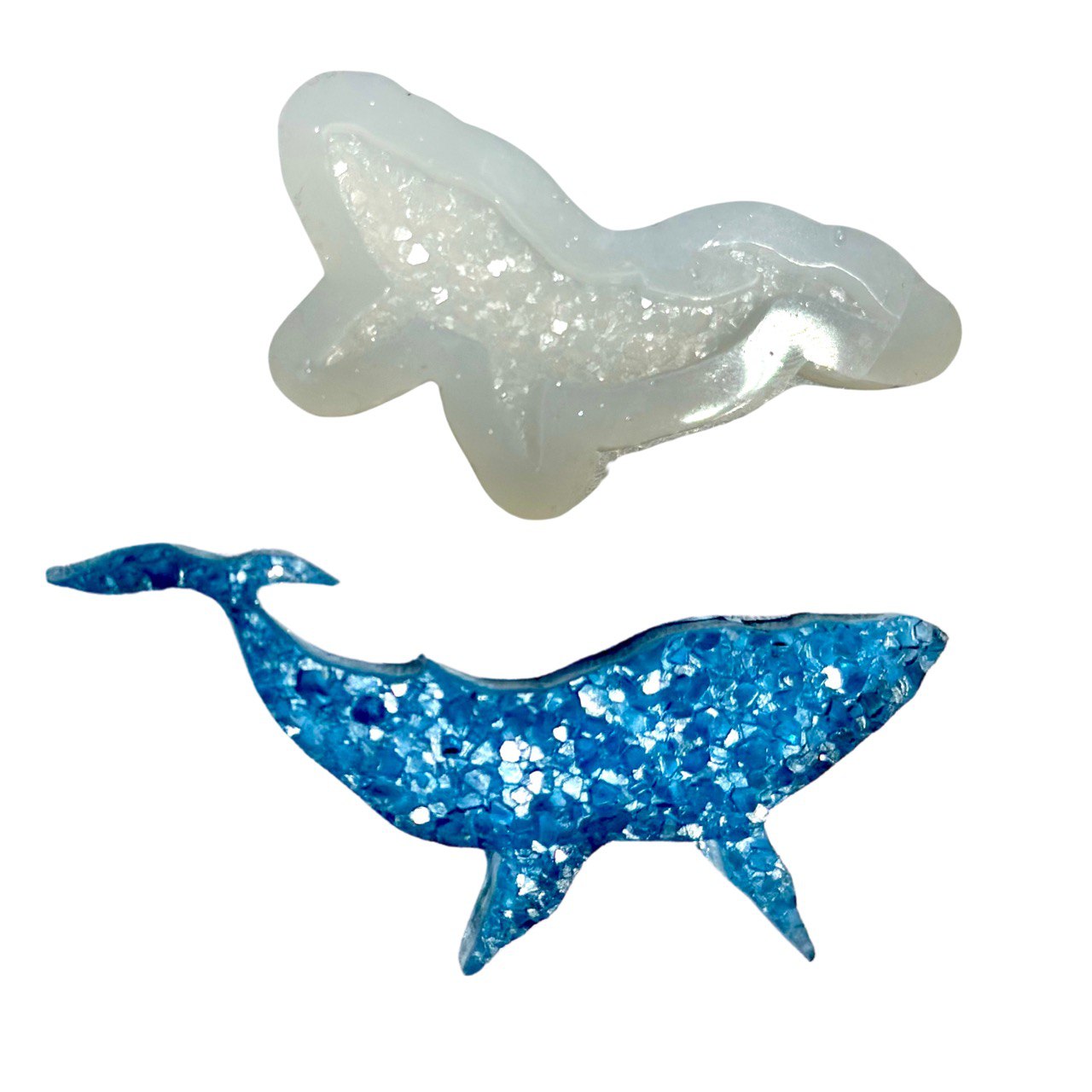 Druzy Whale Epoxy Resin Mold - DIY Jewelry Making Supplies Silicone Mold Ideas Decor Shop