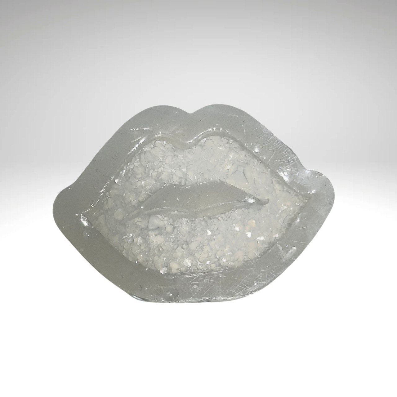 Crystal Lips Druzy Resin Mold - DIY Jewelry Making and Keychain Tool Silicone Mold Ideas Decor Shop